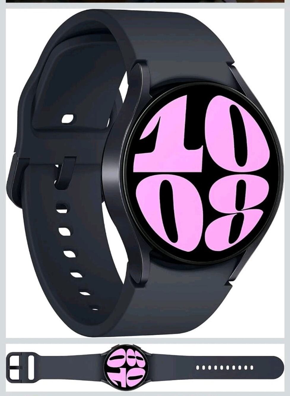 New Samsung Galaxy Watch 6 44 mm (Graphite) Bluetooth-Sealed Style BESPOKE